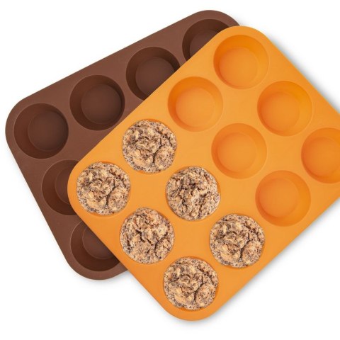Forma silikonowa do pieczenia muffinek na muffinki babeczki 12 sztuk 32,5x25 cm
