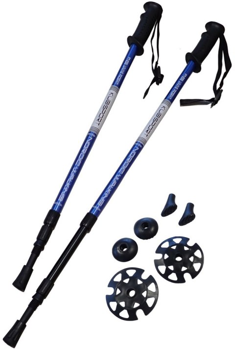 Kije Trekkingowe do Nordic Walking Składane Regulowane KUBISPORT 65-135 cm Kije Trekkingowe do Nordic Walking Składane Regulowane KUBISPORT 65-135 cm