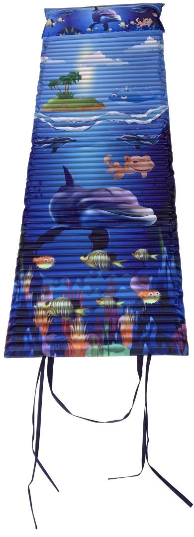 Leżak Plażowy Piankowy z Zagłówkiem Nadrukiem KUBISPORT 184 x 55 x 1,5 cm Leżak Plażowy Piankowy z Zagłówkiem Nadrukiem KUBISPORT 184 x 55 x 1,5 cm