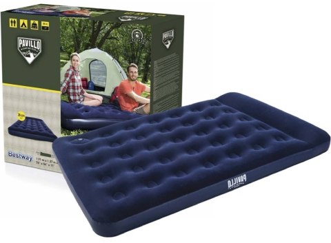 Materac Dmuchany Podwójny z Wbudowaną Pompką BESTWAY 191 x 137 x 22 cm Materac Dmuchany Podwójny z Wbudowaną Pompką BESTWAY 191 x 137 x 22 cm