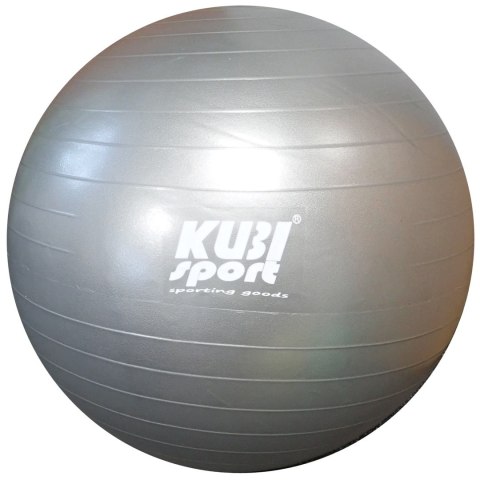 Piłka Gimnastyczna Rehabilitacyjna Dmuchana do Ćwiczeń Szara KUBISPORT 85 cm Piłka Gimnastyczna Rehabilitacyjna Dmuchana do Ćwiczeń Szara KUBISPORT 85 cm
