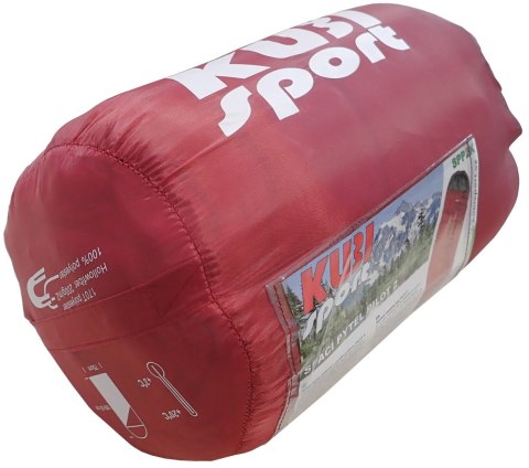 Śpiwór Turystyczny Kempingowy Ciepły Lekki Kołdra Zagłówek KUBISPORT 220x75 cm Śpiwór Turystyczny Kempingowy Ciepły Lekki Kołdra Zagłówek KUBISPORT 220x75 cm