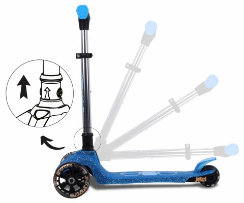 Milly Mally Scooter Jelly Blue Milly Mally Scooter Jelly Blue