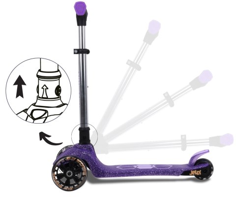Milly Mally Scooter Jelly Violet Milly Mally Scooter Jelly Violet