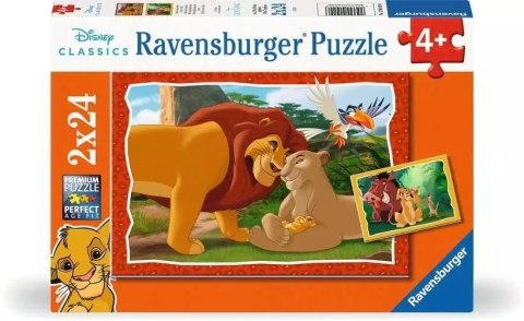 Puzzle 2x24 Król lew Puzzle 2x24 Król lew