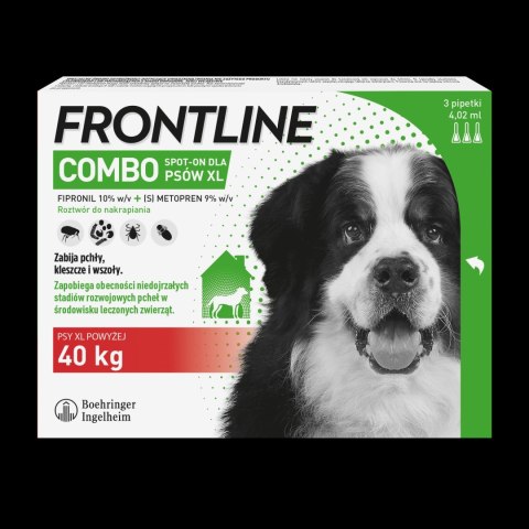 FRONTLINE Combo Spot-On Dla Psów 3x4,02ml FRONTLINE Combo Spot-On Dla Psów 3x4,02ml