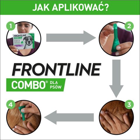 FRONTLINE Combo Spot-On Dla Psów 3x4,02ml FRONTLINE Combo Spot-On Dla Psów 3x4,02ml