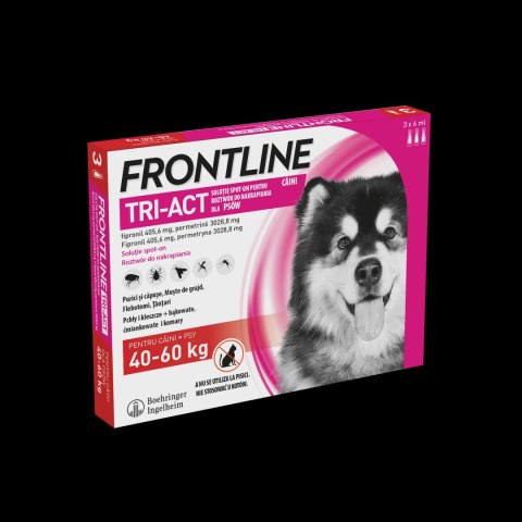 FRONTLINE Tri-Act Dla Psów 3x6ml FRONTLINE Tri-Act Dla Psów 3x6ml