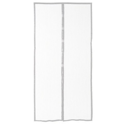 Siatka moskitiera magnetyczna z magnesem na drzwi owady komary biała 212x100 cm Siatka moskitiera magnetyczna z magnesem na drzwi owady komary biała 212x100 cm