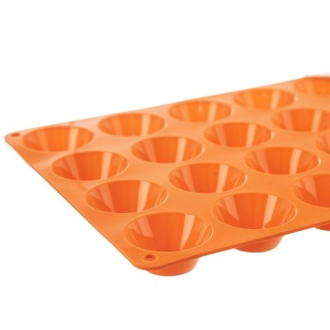 Forma silikonowa foremka do pieczenia mini muffinek na muffinki małe babeczki 20 sztuk Forma silikonowa foremka do pieczenia mini muffinek na muffinki małe babeczki 20 sztuk