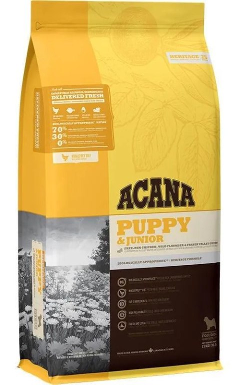 Acana Heirtage Puppy&Junior 17kg Acana Heirtage Puppy&Junior 17kg
