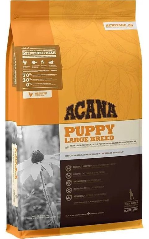 Acana Heritage Puppy Large Breed 11,4kg Acana Heritage Puppy Large Breed 11,4kg