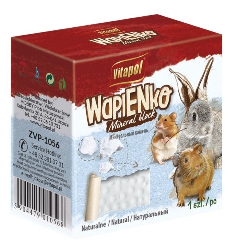 Vitapol Kostka Wapienna Naturalna Dla Gryzoni I Królika 40g Vitapol Kostka Wapienna Naturalna Dla Gryzoni I Królika 40g