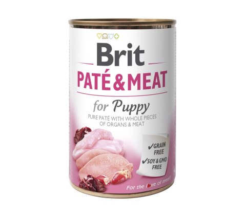 Brit Pate & Meat Puppy Kurczak Z Indykiem 400g Brit Pate & Meat Puppy Kurczak Z Indykiem 400g