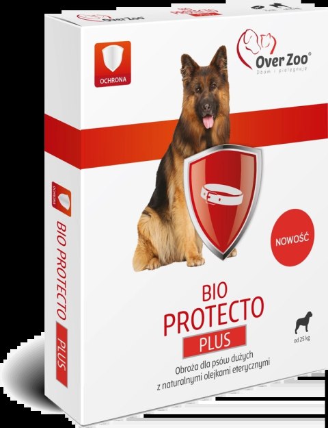 OVER ZOO Obroża Bio Protecto Plus Dla Psów Dużych 75cm OVER ZOO Obroża Bio Protecto Plus Dla Psów Dużych 75cm
