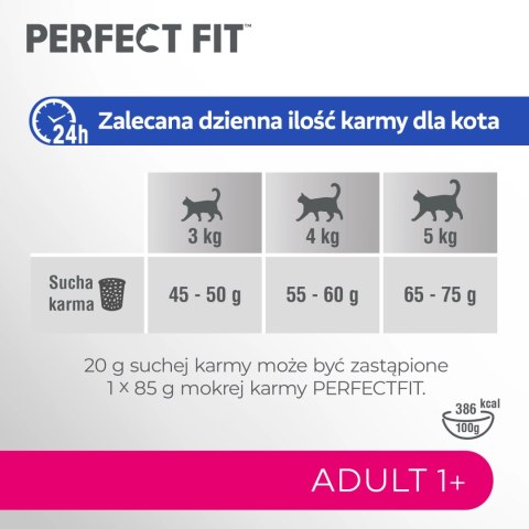 PERFECT FIT Adult 1+ Z Łososiem 750g PERFECT FIT Adult 1+ Z Łososiem 750g