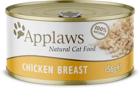 APPLAWS Chicken Breast In Broth Tin 156g APPLAWS Chicken Breast In Broth Tin 156g