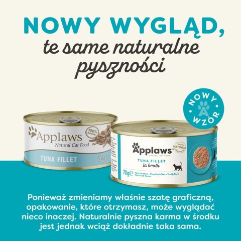 APPLAWS Tuna Fillet In Broth 70g APPLAWS Tuna Fillet In Broth 70g