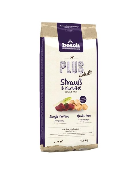 BOSCH Plus Adult Struś & Ziemniaki 12,5kg BOSCH Plus Adult Struś & Ziemniaki 12,5kg