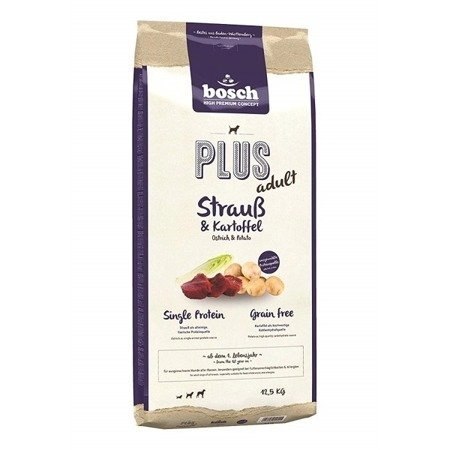 BOSCH Plus Adult Struś & Ziemniaki 12,5kg BOSCH Plus Adult Struś & Ziemniaki 12,5kg