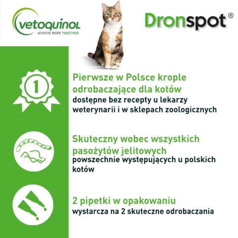 Bayer Dronspot Krople Na Robaki I Pasożyty 2x1,12ml Bayer Dronspot Krople Na Robaki I Pasożyty 2x1,12ml