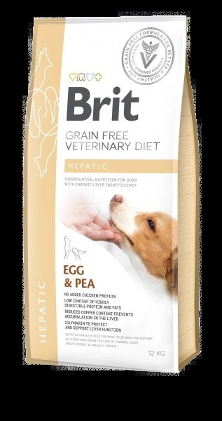 Brit Grain Free Veterinary Diet Dog Hepatic Jajko Z Groszkiem 2kg Brit Grain Free Veterinary Diet Dog Hepatic Jajko Z Groszkiem 2kg