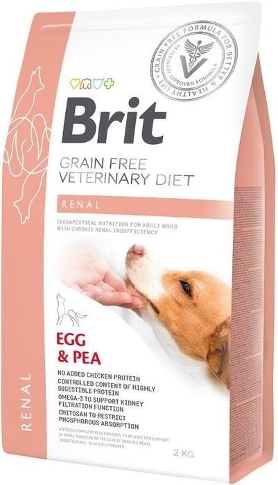 Brit Grain Free Veterinary Diets Dog Renal Jajko Z Groszkiem 2kg Brit Grain Free Veterinary Diets Dog Renal Jajko Z Groszkiem 2kg
