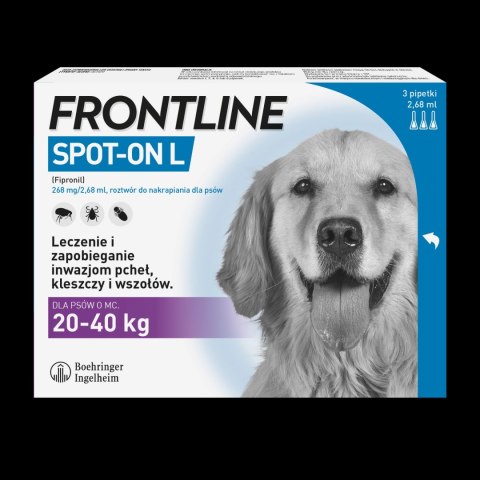 FRONTLINE Spot On Dla Psa 3x2,68ml FRONTLINE Spot On Dla Psa 3x2,68ml