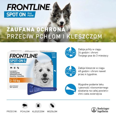 FRONTLINE Spot On Dla Psa 3x2,68ml FRONTLINE Spot On Dla Psa 3x2,68ml