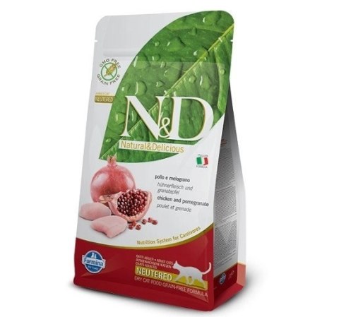 Farmina N&D Prime Feline Neutered Adult Chicken&Pomegranate 5kg Farmina N&D Prime Feline Neutered Adult Chicken&Pomegranate 5kg
