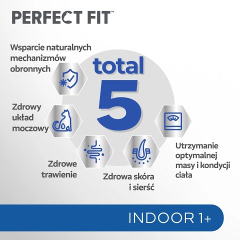 PERFECT FIT Indoor 1+ Z Kurczakiem 750g PERFECT FIT Indoor 1+ Z Kurczakiem 750g