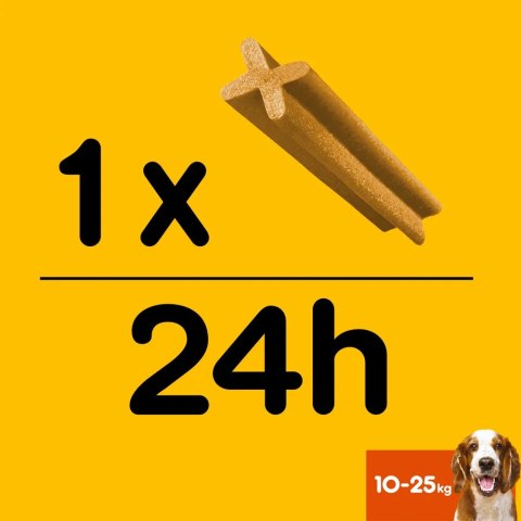 Pedigree DentaStix Przysmak Dentystyczny Dla Psów O Wadze 10-25kg 77g Pedigree DentaStix Przysmak Dentystyczny Dla Psów O Wadze 10-25kg 77g