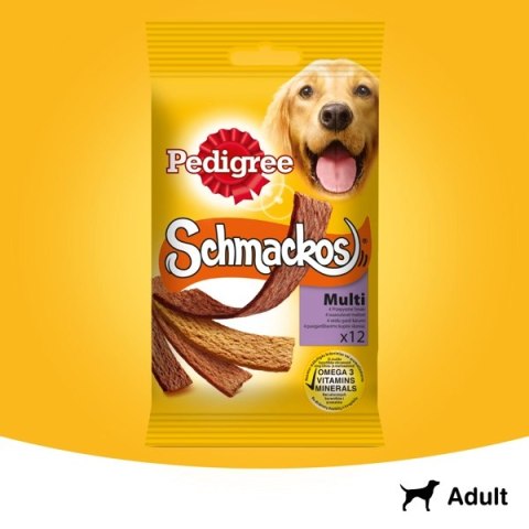 Pedigree Schmackos Przysmak Dla Dorosłych Psów Z Wołowiną 86g Pedigree Schmackos Przysmak Dla Dorosłych Psów Z Wołowiną 86g