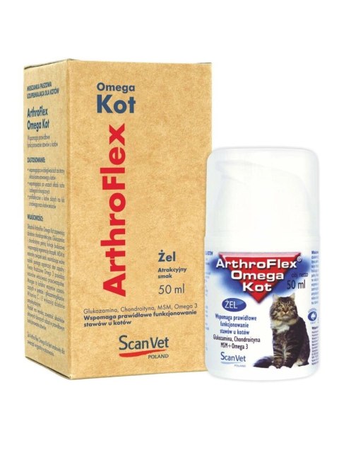 Scanvet ArthroFlex Omega Kot Żel Na Stawy 50ml Scanvet ArthroFlex Omega Kot Żel Na Stawy 50ml