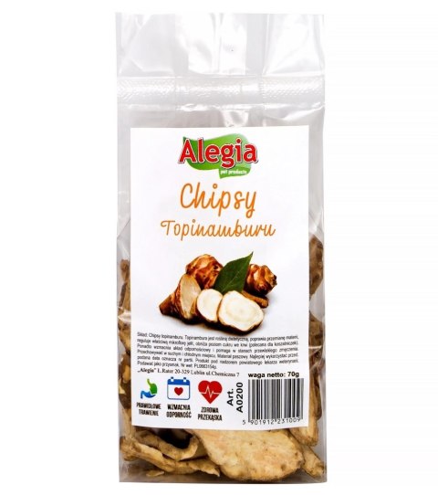 ALEGIA Chipsy Topinamburu 70g ALEGIA Chipsy Topinamburu 70g
