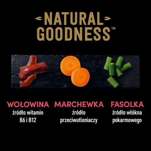 Cesar Natural Goodness Bogata W Wołowinę, Przybrana Marchewką, Fasolką I Ziołami 400g Cesar Natural Goodness Bogata W Wołowinę, Przybrana Marchewką, Fasolką I Ziołami 400g