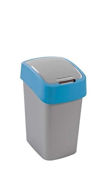 Curver Flip Bin Kosz Na Śmieci Szaro-Niebieski 25l Curver Flip Bin Kosz Na Śmieci Szaro-Niebieski 25l