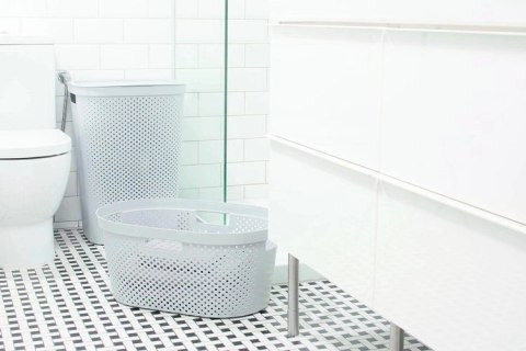 Curver Infinity Kosz Na Bieliznę Szary 60l Curver Infinity Kosz Na Bieliznę Szary 60l