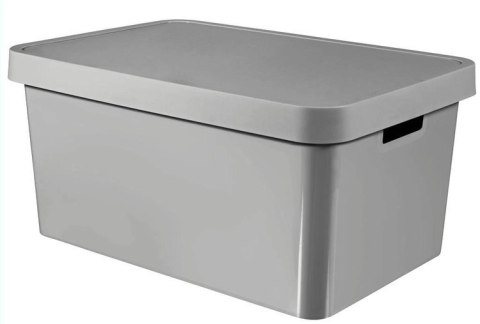 Curver Infinity Pojemnik Z Przykrywką Szary 45l Curver Infinity Pojemnik Z Przykrywką Szary 45l
