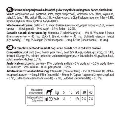 Dolina Noteci Premium Dorsz Z Brokułami 150g Dolina Noteci Premium Dorsz Z Brokułami 150g