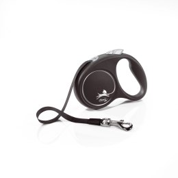 Flexi Smycz Black Design L Taśma 5m Do 50kg Czarna