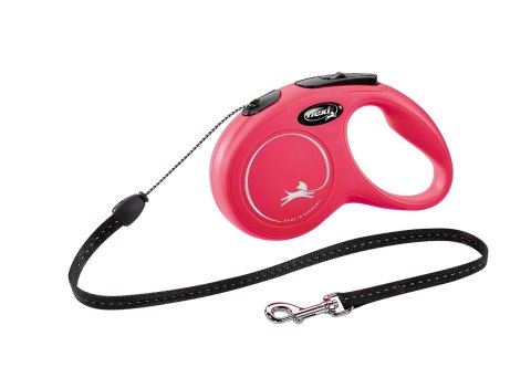 Flexi Smycz New Classic S Linka 5m Do 12kg Czerwona Flexi Smycz New Classic S Linka 5m Do 12kg Czerwona