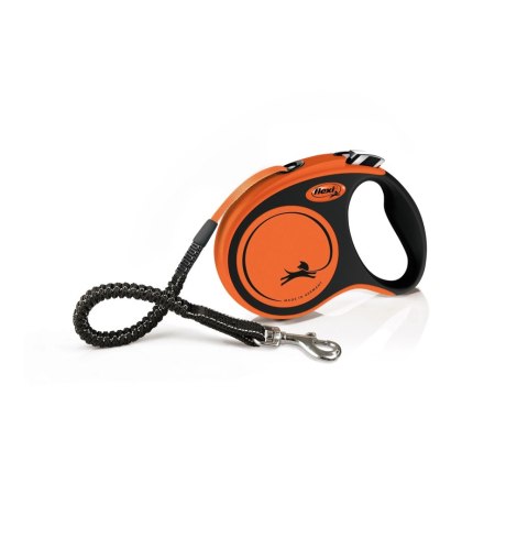 Flexi Smycz Xtreme S Taśma 5m Do 20kg Pomarańczowa Flexi Smycz Xtreme S Taśma 5m Do 20kg Pomarańczowa