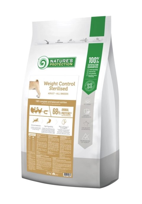 Nature's Protection Weight Control Sterilised Poultry & Krill 12kg Nature's Protection Weight Control Sterilised Poultry & Krill 12kg