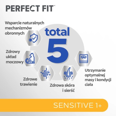 PERFECT FIT Sensitive 1+ Z Indykiem 7kg PERFECT FIT Sensitive 1+ Z Indykiem 7kg