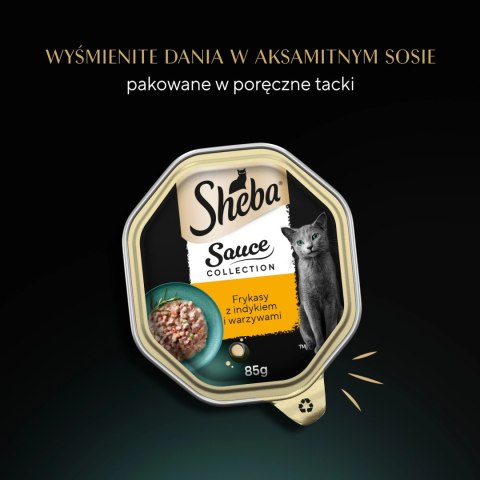 Sheba Sauce Speciale Z Indykiem I Warzywami 85g Sheba Sauce Speciale Z Indykiem I Warzywami 85g