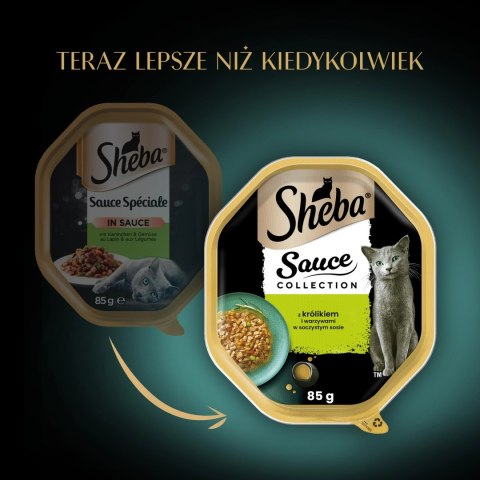 Sheba Sauce Speciale Z Królikiem, Kaczką I Warzywami 85g Sheba Sauce Speciale Z Królikiem, Kaczką I Warzywami 85g