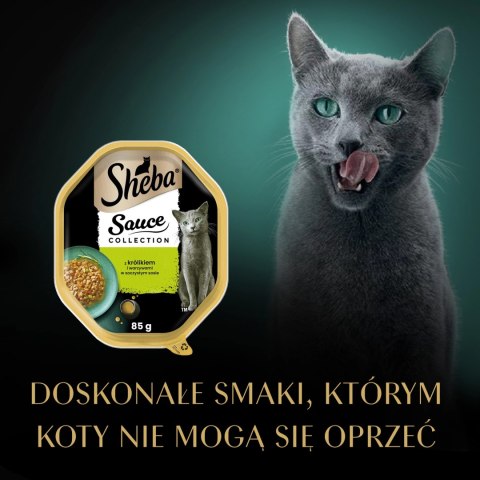 Sheba Sauce Speciale Z Królikiem, Kaczką I Warzywami 85g Sheba Sauce Speciale Z Królikiem, Kaczką I Warzywami 85g