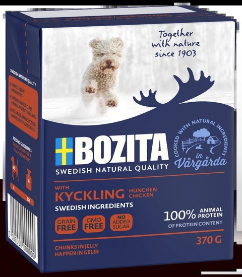BOZITA Dog Junior Delikatny Kurczak W Galarecie 370g BOZITA Dog Junior Delikatny Kurczak W Galarecie 370g