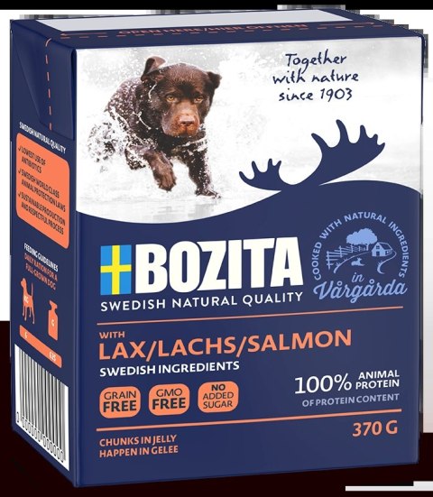BOZITA Dog Łosoś W Galarecie 370g BOZITA Dog Łosoś W Galarecie 370g